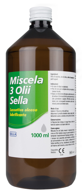 MISCELA 3 OLII LASSATIVO 1 LITRO MD - Farmacia-flash.it