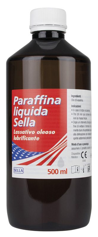 PARAFFINA LIQUIDA MD LASSATIVO 500 ML SELLA - Farmacia-flash.it