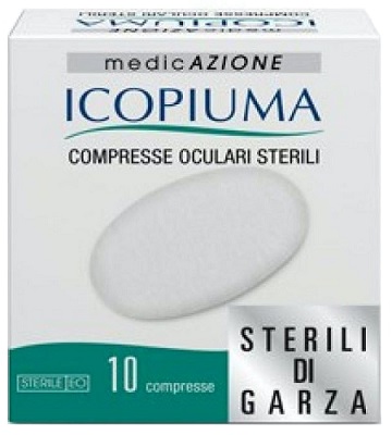 COMPRESSE OCULARI ADESIVE STERILI 10 PEZZI - Farmacia-flash.it