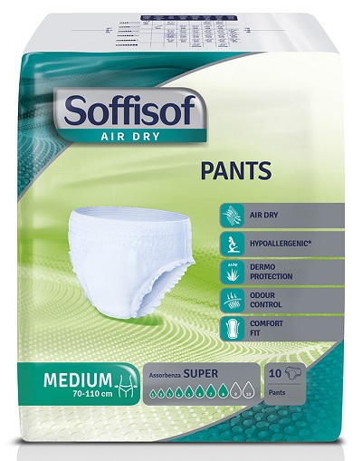 SOFFISOF AIR DRY PULL UP PANTS M EXTRA 10 PEZZI - Farmacia-flash.it