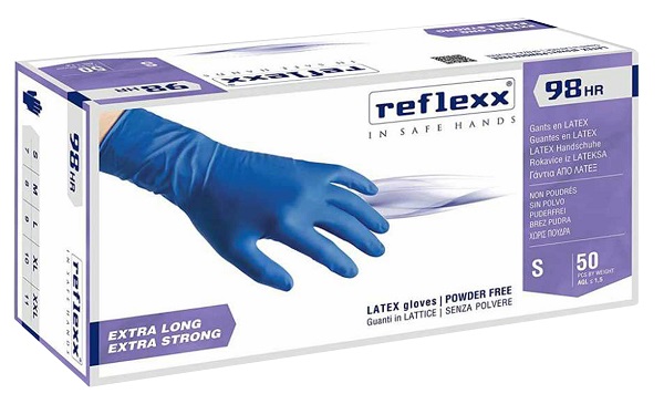 GUANTI LATTICE SENZA POLVERE LARGE 100 PEZZI - Farmacia-flash.it