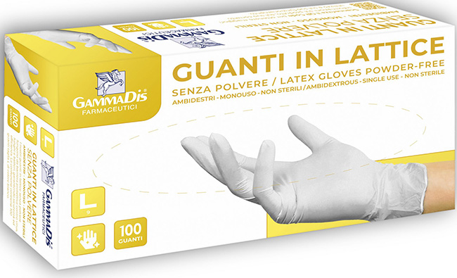 GUANTI LATTICE SENZA POLVERE SMALL 100 PEZZI - Farmacia-flash.it