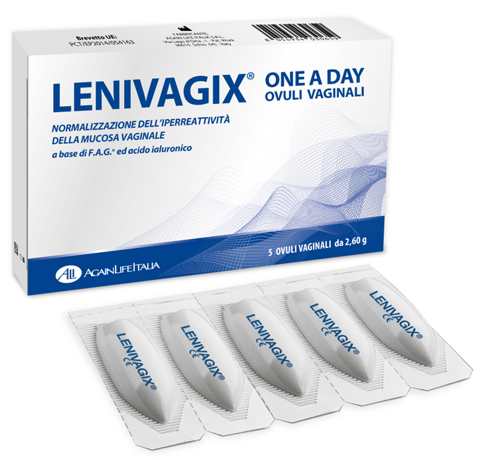 LENIVAGIX ONE A DAY 5 OVULI VAGINALI - Farmacia-flash.it