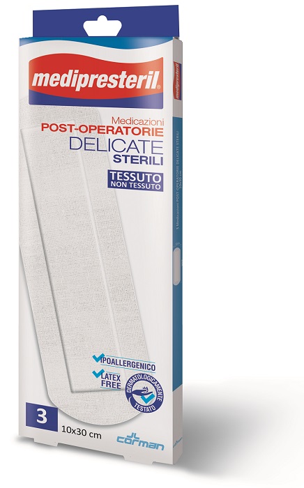 MEDIPRESTERIL MEDICAZIONI POST OPERATORIE DELICATE 10 X 30 3 PEZZI - Farmacia-flash.it
