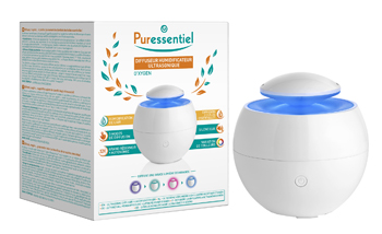PURESSENTIEL DIFFUSORE UMIDIFICATORE ULTRASONICO O'XYGEN - Farmacia-flash.it