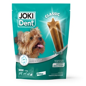JOKI PLUS DENT STARBAR SACCHETTO 98 G PER CANI DI TAGLIA EXTRASMALL FINO A 5 KG - Farmacia-flash.it