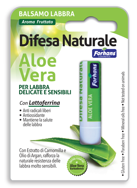 FORHANS BALSAMO LABBRA DIFESA NATURALE ALOE VERA - Farmacia-flash.it