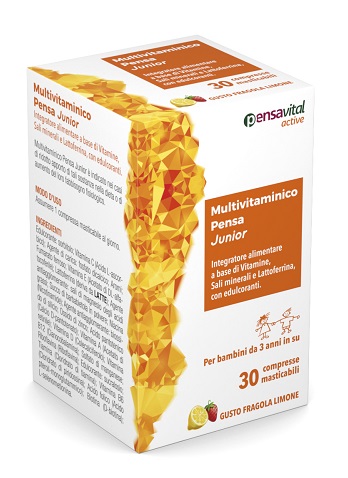 MULTIVITAMINICO PENSA JUNIOR 30 COMPRESSE MASTICABILI - Farmacia-flash.it