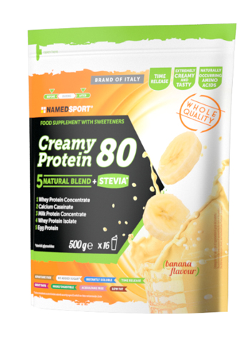 CREAMY PROTEIN 80 BANANA 500 G - Farmacia-flash.it