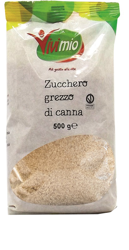 ZUCCHERO GREZZO DI CANNA VIVIMIO 500 G - Farmacia-flash.it
