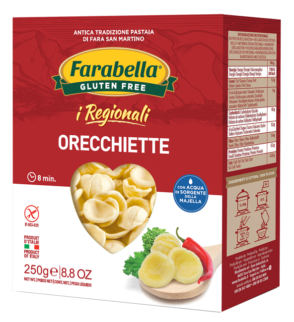 FARABELLA ORECCHIETTE I REGIONALI PASTA FRESCA STABILIZZATA 250 G - Farmacia-flash.it