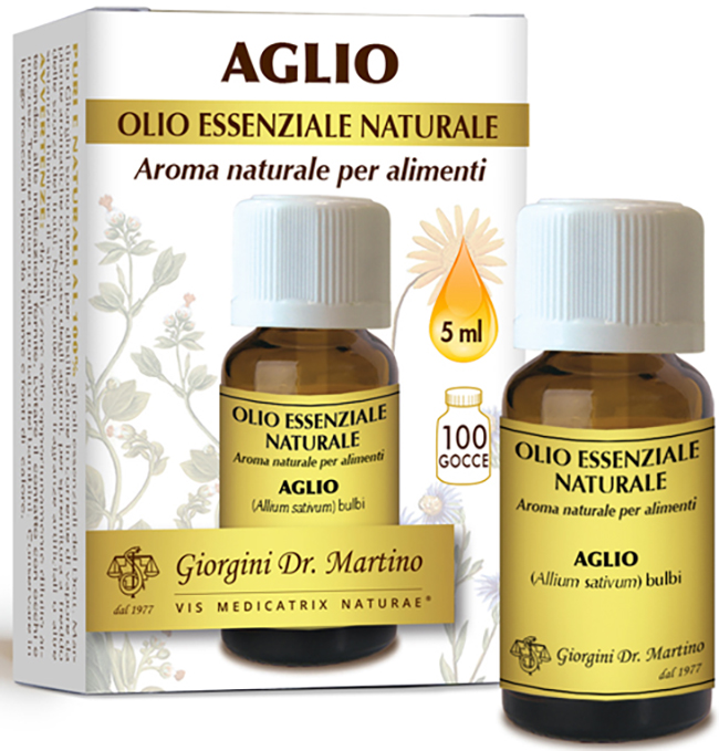 AGLIO OLIO ESSENZIALE VIVIFICATO 5 ML - Farmacia-flash.it