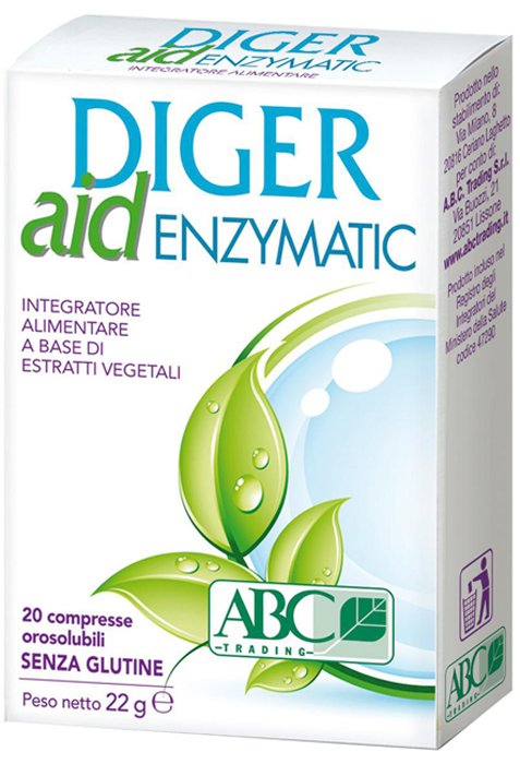 DIGER AID ENZYMATIC 20 COMPRESSE - Farmacia-flash.it