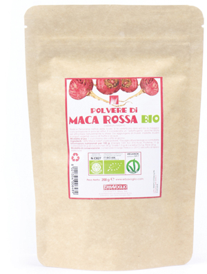 MACA ROSSA POLVERE BIO 200 G - Farmacia-flash.it