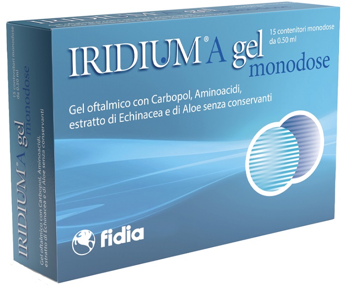 IRIDIUM A GEL OFTALMICO MONODOSE 15 CONTENITORI DA 0,50 ML - Farmacia-flash.it