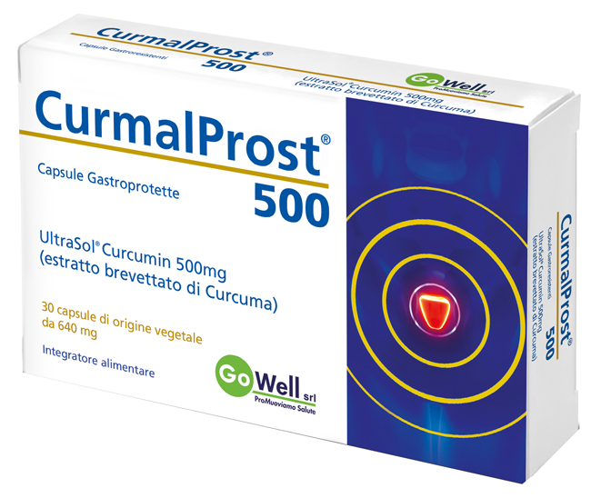 CURMALPROST 500 30 CAPSULE GASTROPROTETTE - Farmacia-flash.it