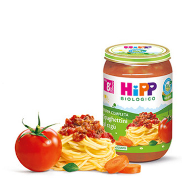 HIPP BIO SPAGHETTINI AL RAGU' 220 G - Farmacia-flash.it