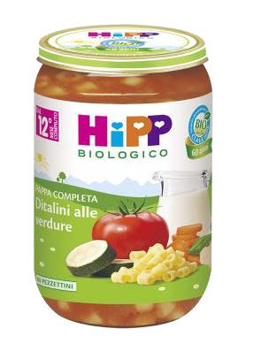 HIPP BIO DITALINI ALLE VERDURE 250 G - Farmacia-flash.it