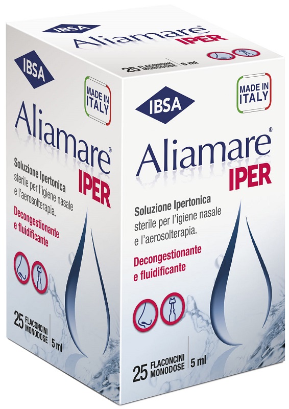 ALIAMARE 25 FLACONCINI IPERTONICI DA 5 ML - Farmacia-flash.it