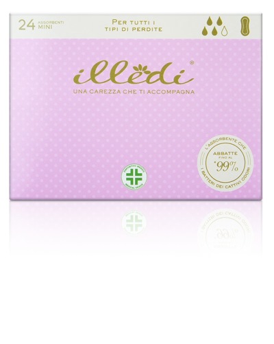 ILLEDI ASSORBENTI MINI IN TESSUTO NON TESSUTO PER INCONTINENZA 230 MM 24 PEZZI - Farmacia-flash.it