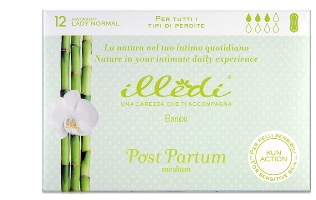 ILLEDI ASSORBENTI LADY NORMAL SENZA ALI POST PARTO PER TUTTI I TIPI DI PERDITE MEDIUM 12 PEZZI - Farmacia-flash.it