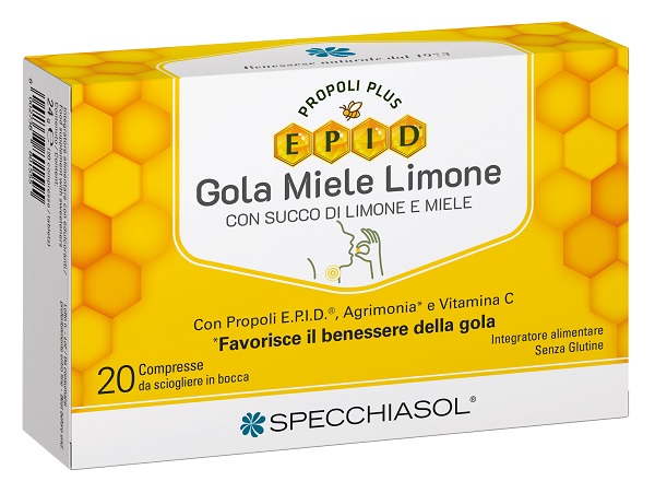 EPID MIELE LIMONE 20 COMPRESSE NEW - Farmacia-flash.it