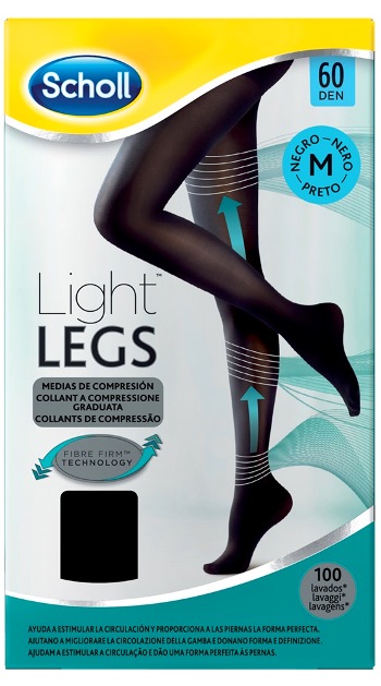 SCHOLL LIGHTLEGS 60 DENARI TAGLIA M COLORE NERO 1 PAIO - Farmacia-flash.it