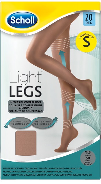 SCHOLL LIGHTLEGS 20 DENARI TAGLIA S COLORE NUDE 1 PAIO - Farmacia-flash.it