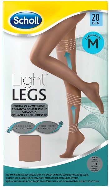 SCHOLL LIGHTLEGS 20 DENARI TAGLIA M COLORE NUDE 1 PAIO - Farmacia-flash.it