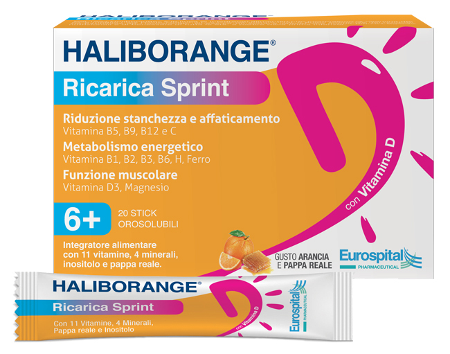 HALIBORANGE RICARICA SPRINT 20 STICK PACK 2 G - Farmacia-flash.it