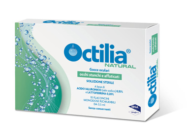 OCTILIA NATURAL OCCHI STANCHI E AFFATICATI 10 FLACONCINI 0,5 ML - Farmacia-flash.it