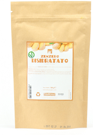 ZENZERO DISIDRATATO 100 G A FETTE SENZA ZUCCHERO - Farmacia-flash.it