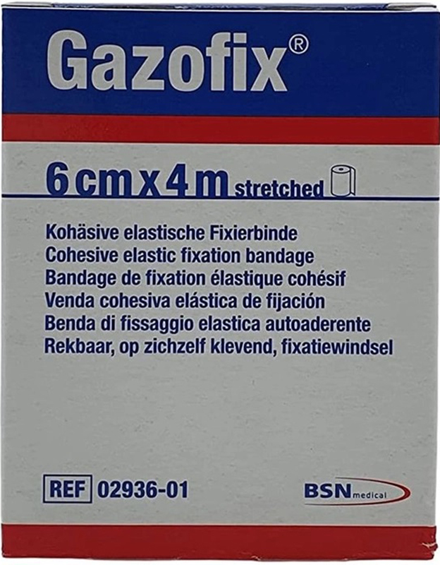 BENDA ELASTICA AUTOADESIVA GAZOFIX 6X400 CM - Farmacia-flash.it