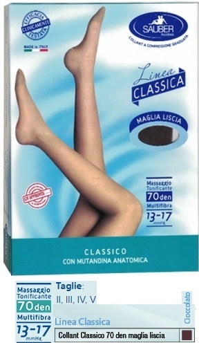 SAUBER CLASSICO COLLANT 70 DENARI MAGLIA LISCIA CIOCCOLATO 2 - Farmacia-flash.it