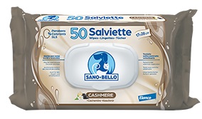 SANO E BELLO SALVIETTE DETERGENTI CASHMERE MOMENT 50 PEZZI - Farmacia-flash.it