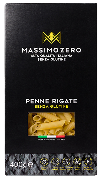 MASSIMO ZERO PENNE RIGATE 400 G - Farmacia-flash.it