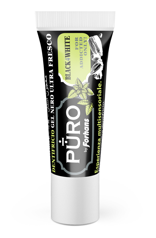 FORHANS BLACK4WHITE DENTIFRICIO 12 ML - Farmacia-flash.it