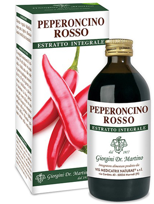 PEPERONCINO ROSSO ESTRATTO INTEGRALE 200 ML - Farmacia-flash.it