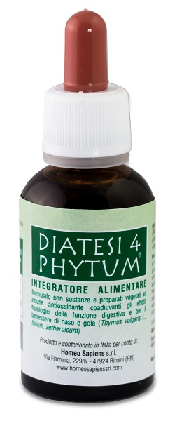 DIATESI 4 PHYTUM GOCCE 30 ML - Farmacia-flash.it