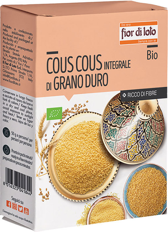 COUS COUS INTEGRALE GRANO DURO BIO 500 G - Farmacia-flash.it