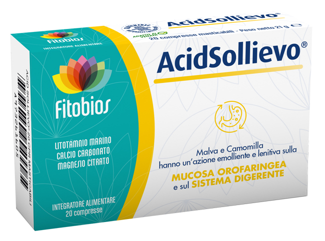 ACID SOLLIEVO 20 COMPRESSE - Farmacia-flash.it