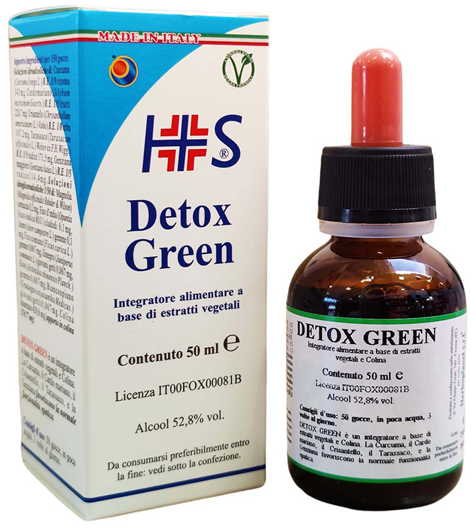 DETOX GREEN GOCCE 50 ML - Farmacia-flash.it