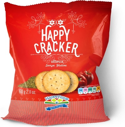 HAPPY FARM HAPPY CRACKERS GUSTO PIZZA 60 G - Farmacia-flash.it