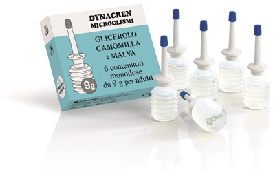 DYNACREN MICROCLISMI CAMOMILLA E MALVA 6 PEZZI DA 9 G PER ADULTI - Farmacia-flash.it
