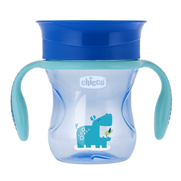 CHICCO TAZZA PERFECT 360 AZZURRA 12 MESI - Farmacia-flash.it