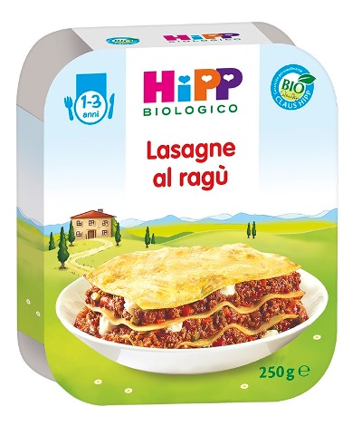 HIPP BIO LASAGNE AL RAGU VASCHETTA 250 G - Farmacia-flash.it