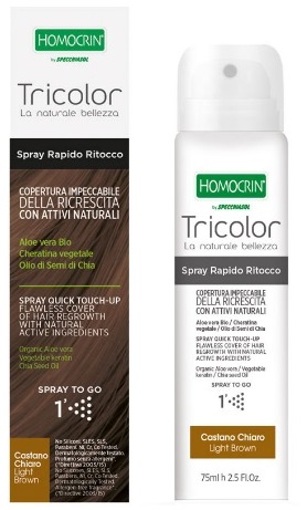 TRICOLOR SPRAY RITOCCO CASTANO CHIARO 75 ML - Farmacia-flash.it