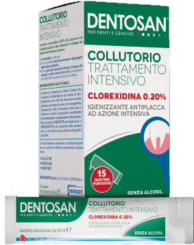 DENTOSAN COLLUTORIO MONODOSE INTENSIVO 0,20% 15 BUSTINE DA 10 ML - Farmacia-flash.it