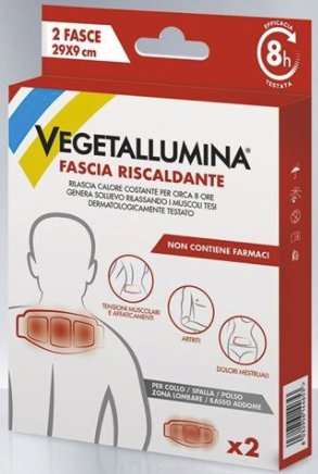 VEGETALLUMINA FASCIA RISCALDANTE 2 PEZZI - Farmacia-flash.it