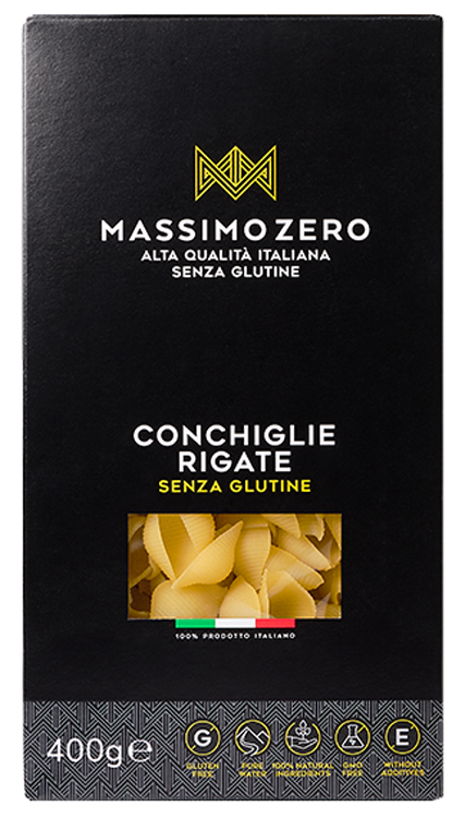 MASSIMO ZERO CONCHIGLIE RIGATE 400 G - Farmacia-flash.it